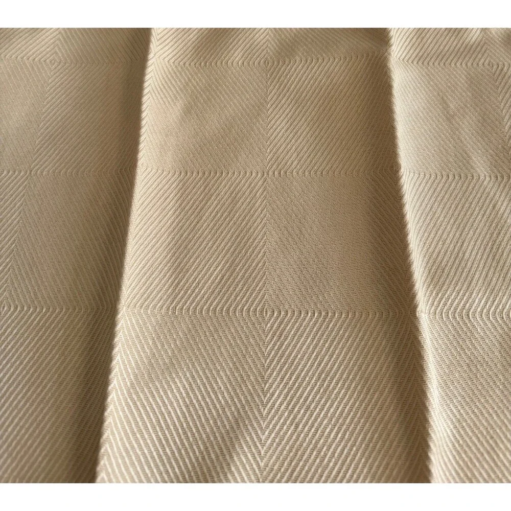 Lauren Ralph Lauren Gold Herringbone Cloth Dinner Napkin Monogrammed Letter K